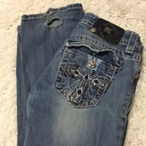 ❤️Miss Me Signature boot Jeans 28  *picsdamage